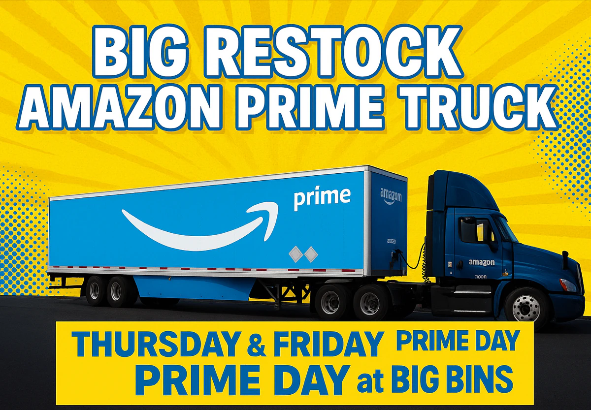Big Bins Liquidation Red Deer bin store in Unknown, Alberta — a Canadian liquidation store with daily price drops.