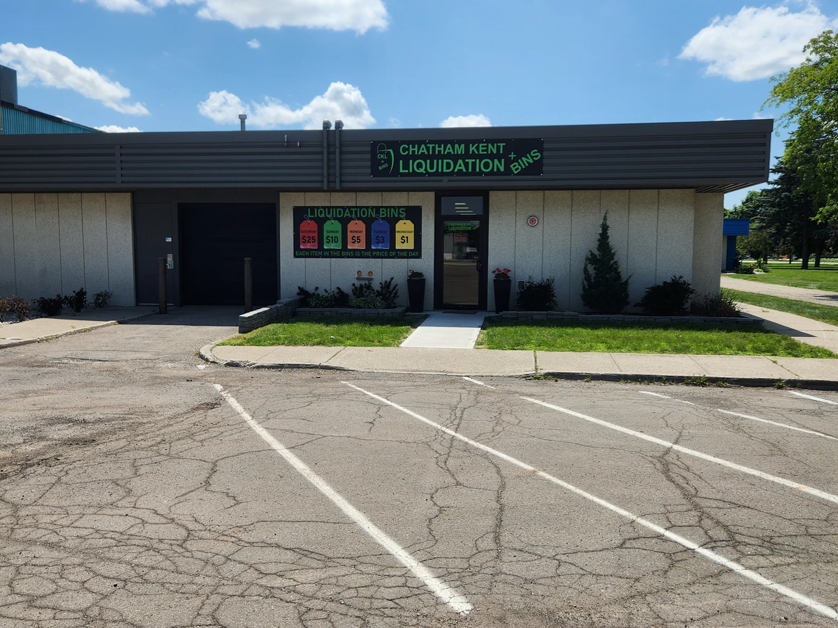 Chatham Kent Liquidation bin store in Unknown, Ontario — a Canadian liquidation store with daily price drops.