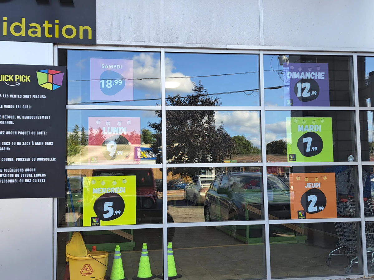 QP Gatineau bin store in Unknown, Quebec — a Canadian liquidation store with daily price drops.