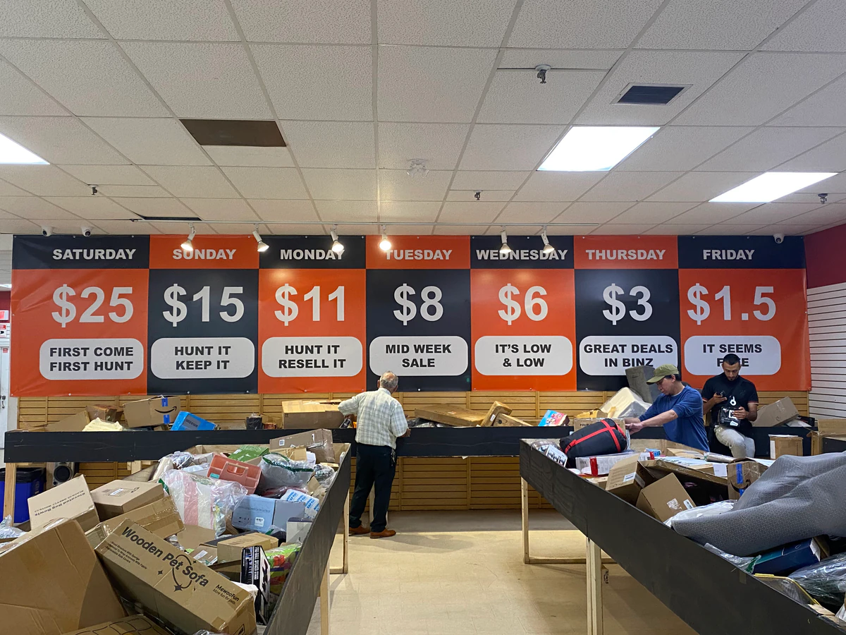 Top Binz Co Mississauga bin store in Unknown, Ontario — a Canadian liquidation store with daily price drops.