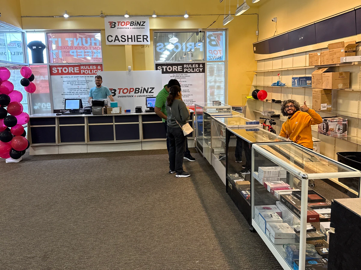 Top Binz Overstock & Liquidation bin store in Kingston, Ontario — a Canadian liquidation store with daily price drops.