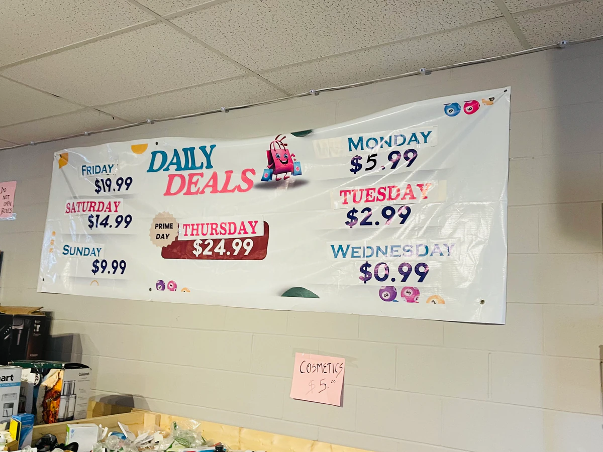 Wild X Bins bin store in Chatham, Ontario — a Canadian liquidation store with daily price drops.