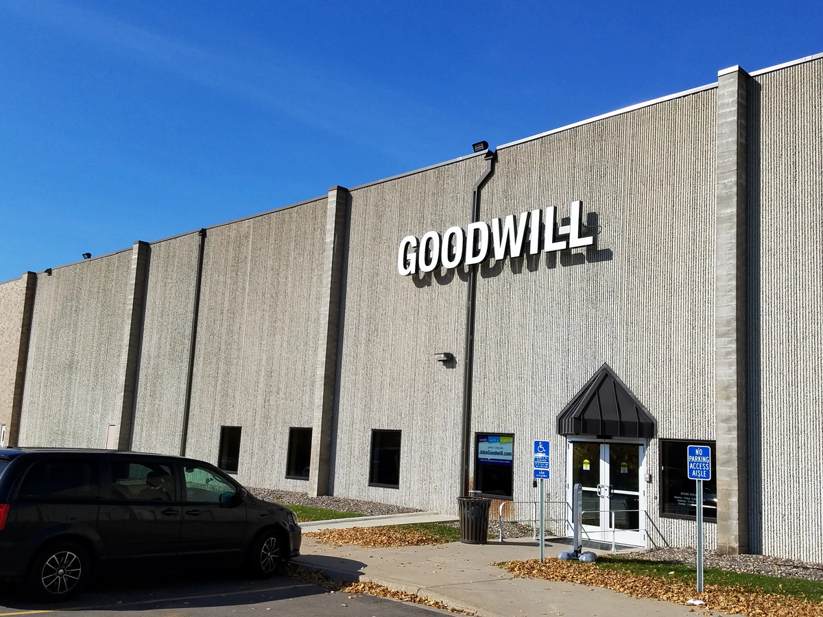 Goodwill - Chaska Wholesale in Chaska, Minnesota, highlighting the spacious interior layout of the retail store.