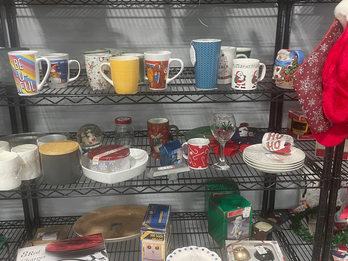 Goodwill Gulf Coast in Foley, Alabama, a Goodwill thrift store showing neatly organized clothing racks and household goods.