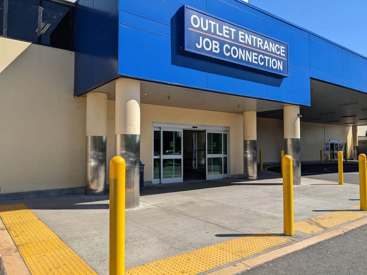 Goodwill Industries of the Columbia Willamette, a Goodwill thrift store showing neatly organized clothing racks and househol.