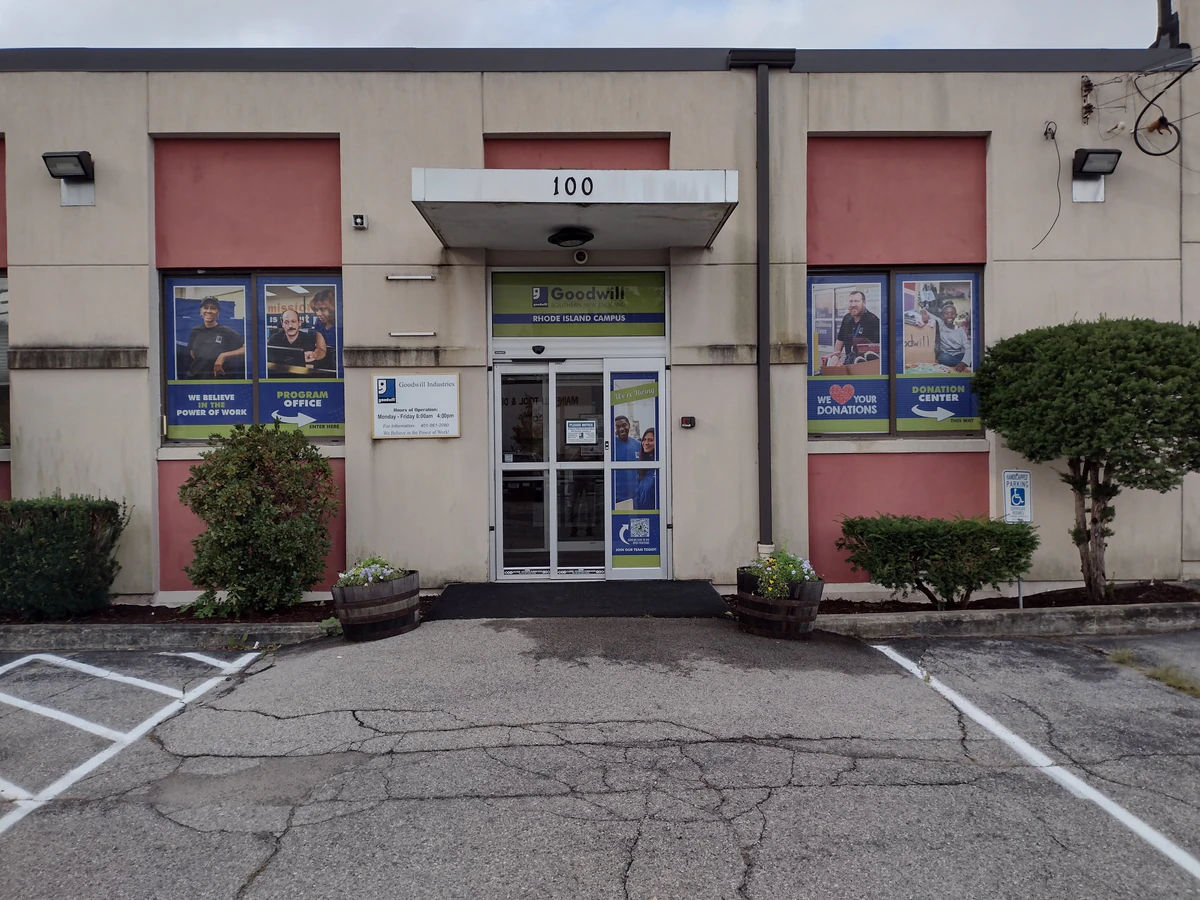 Goodwill of Southern New England - Rhode Island Campus, a Goodwill thrift store showing neatly organized clothing racks and .