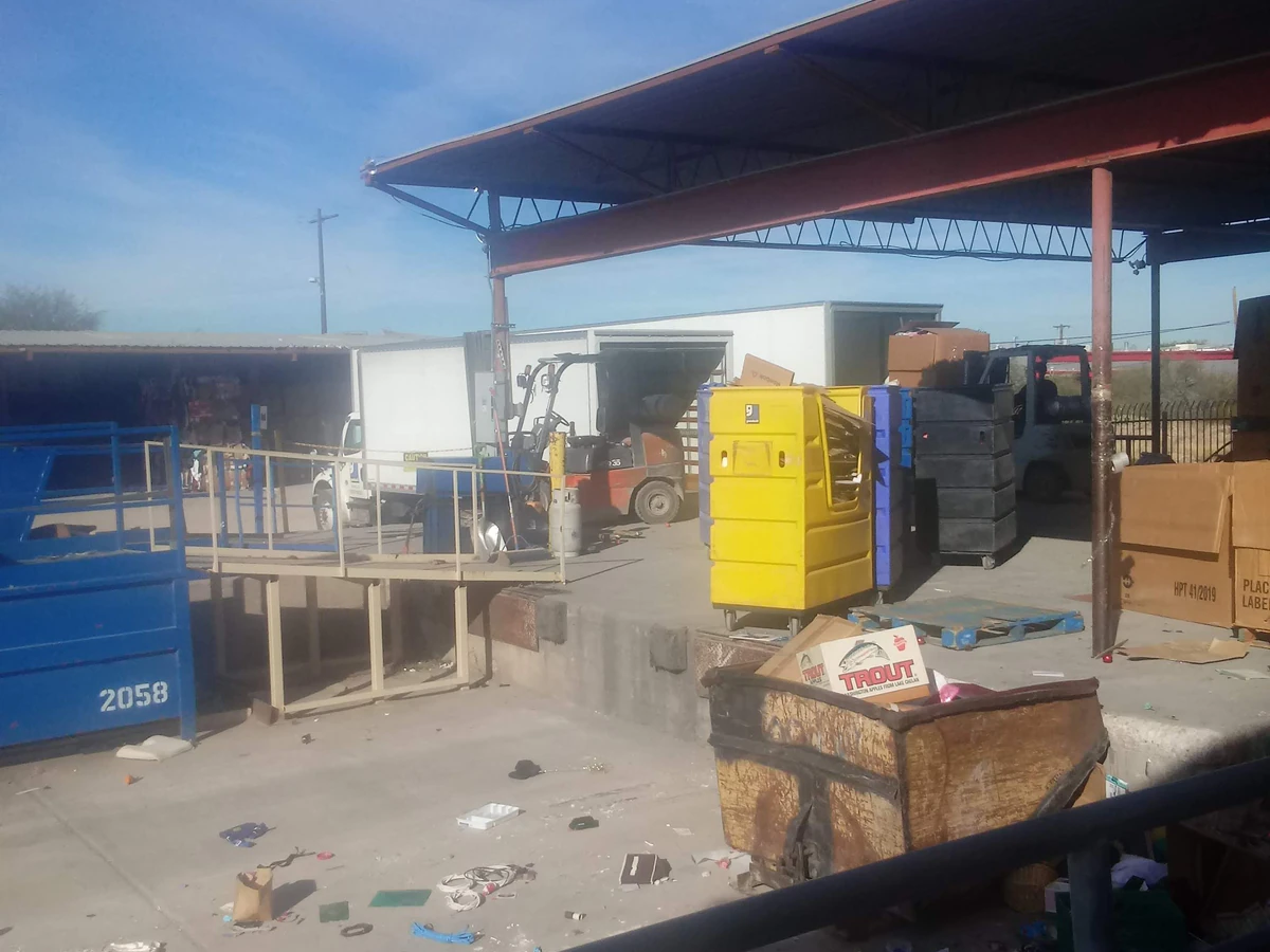 Goodwill Outlet Store and Donation Center, a Goodwill outlet store highlighting organized racks of clothing near the checkou.
