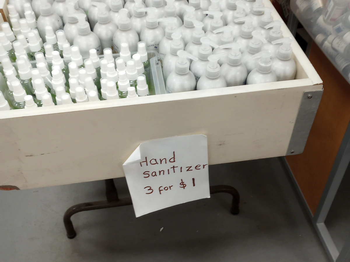 $10 to $1 Bins interior merchandise display - discount store in martinsburg, west virginia.