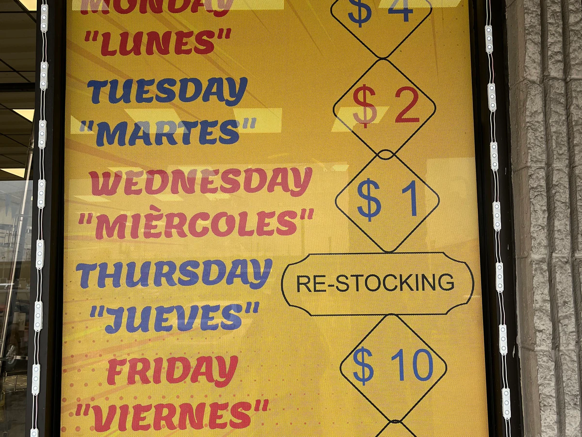A-1 Outlet | Deals and Steals interior merchandise display - outlet store in gretna, louisiana.