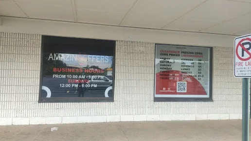 Amazing Offers interior merchandise display - outlet store in stone mountain, georgia.