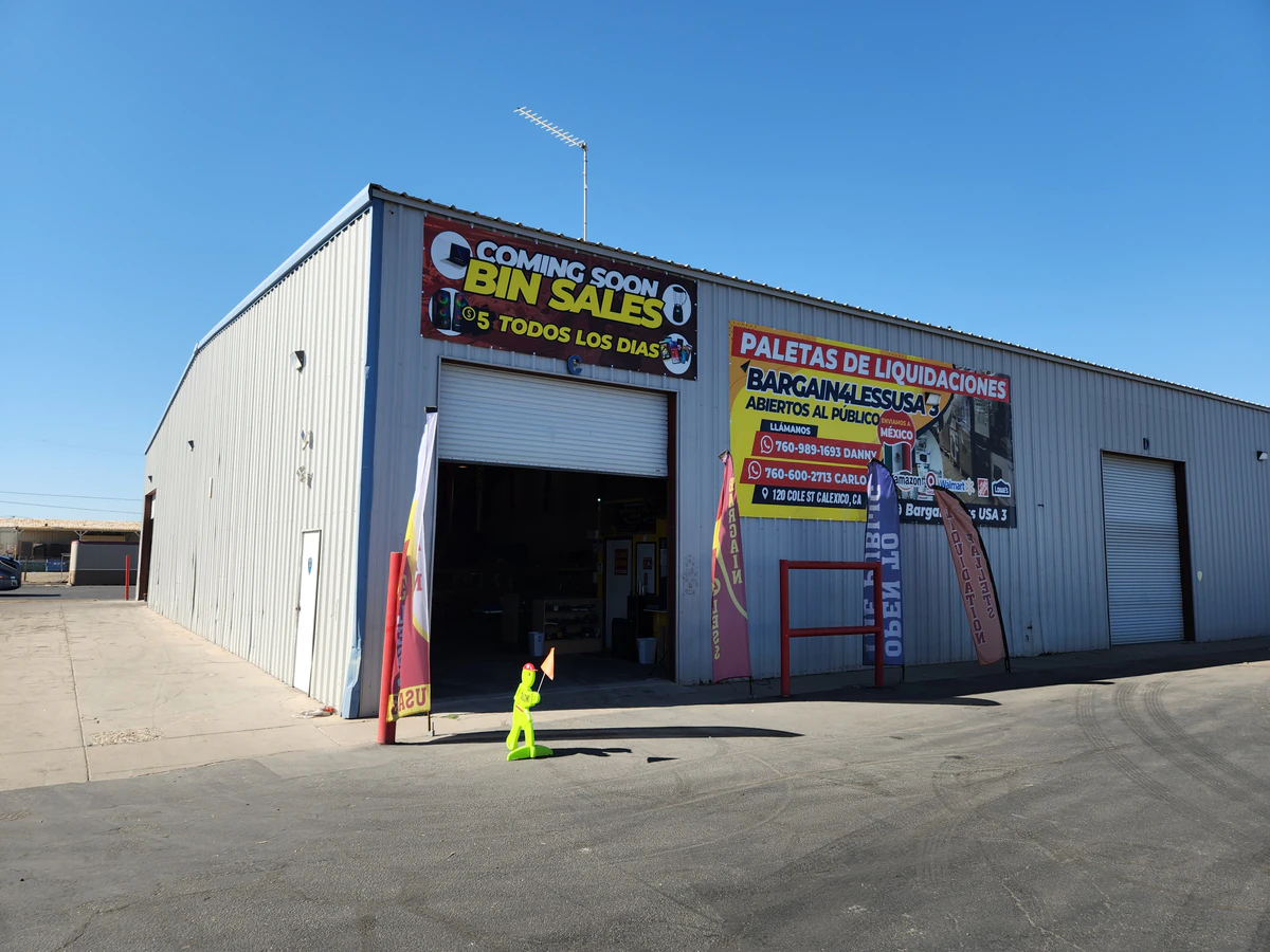 Bargain 4 less interior merchandise display - wholesaler in calexico, california.