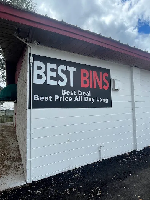Best Bins interior merchandise display - bin store in zephyrhills, florida.