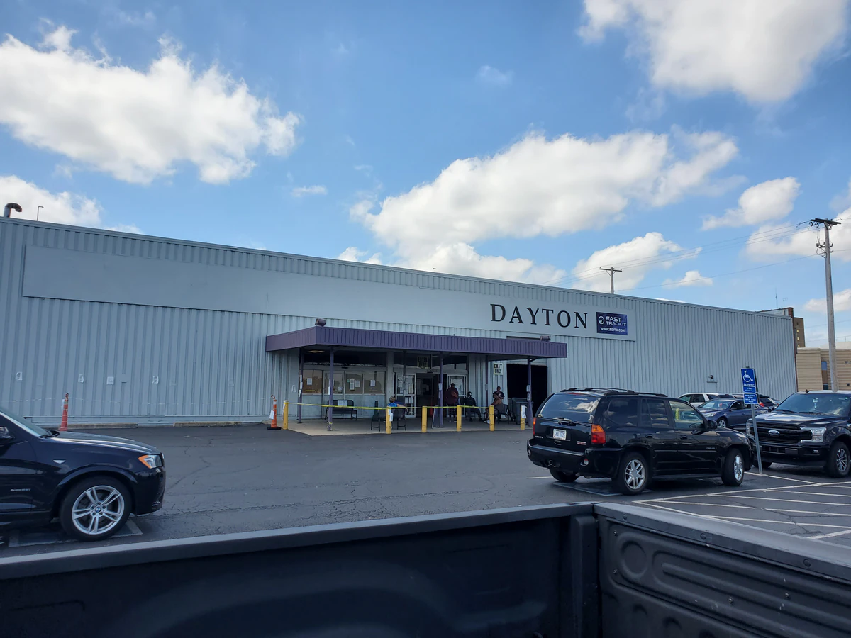BIDFTA interior merchandise display - auction house in dayton, ohio.