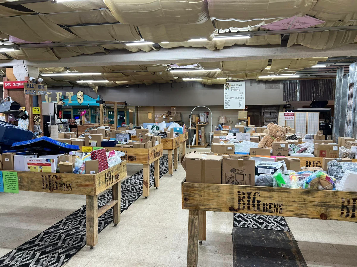 Big Ben’s interior merchandise display - home goods store in lone star, texas.