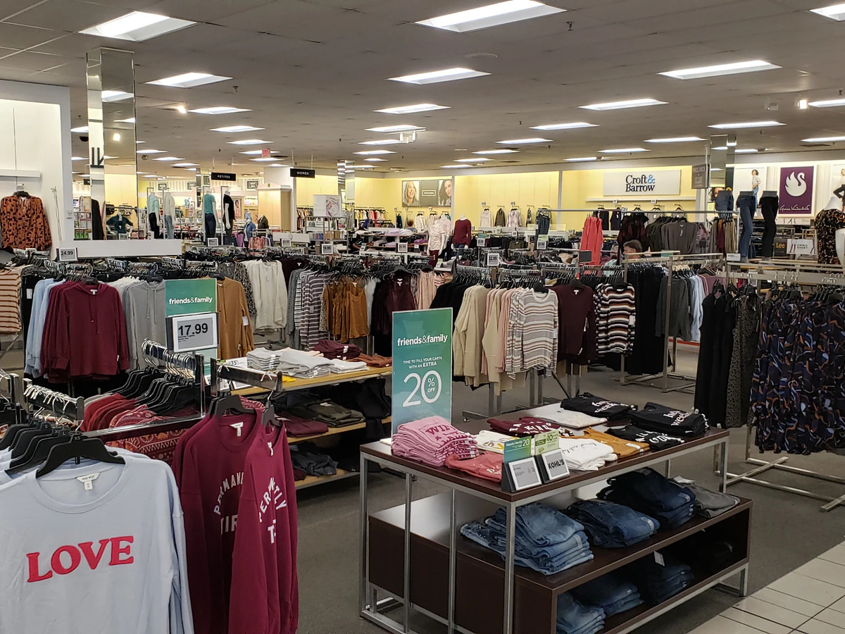 Big Sales interior merchandise display - department store in edmond, oklahoma.