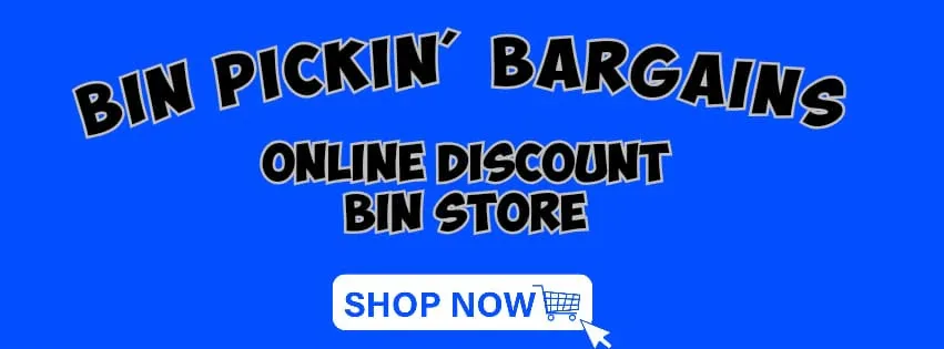 Bin Pickin’ Bargains Potosi interior merchandise display - bin store in potosi, missouri.