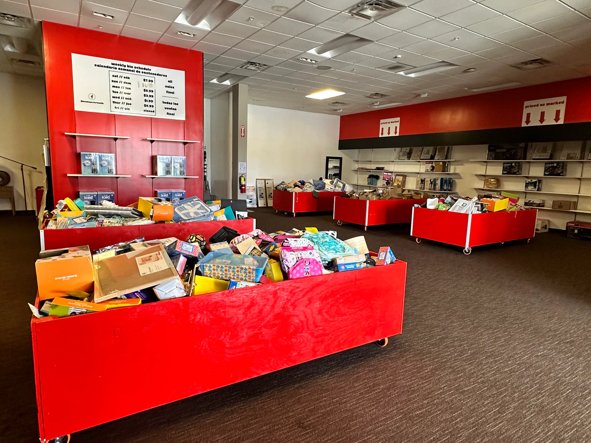 Bin Shop’n- Fort Smith interior merchandise display - store in fort smith, arkansas.