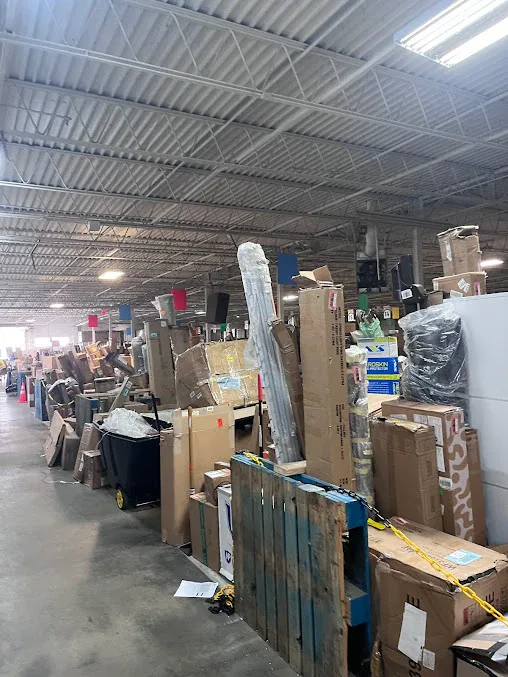 Bin Store Phillipi Road interior merchandise display - auction house in columbus, ohio.