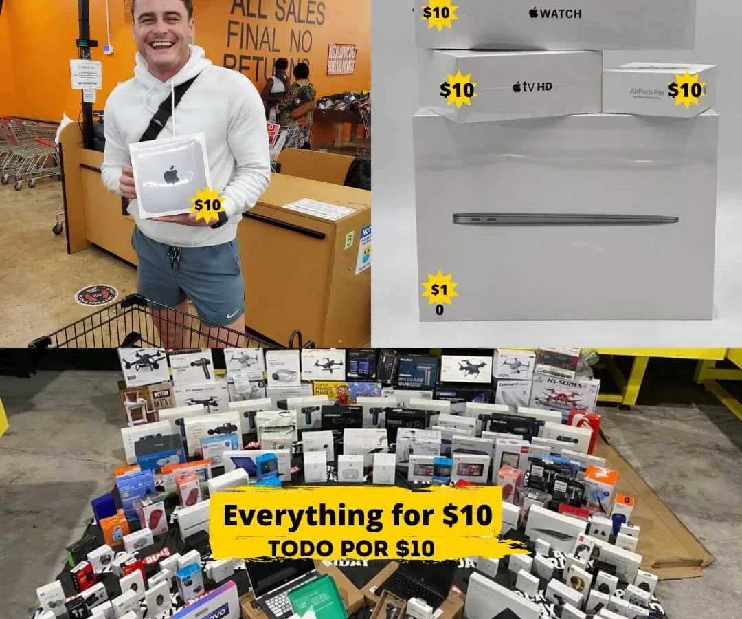 Bin Stores in Santa Ana, CA interior merchandise display - discount store.