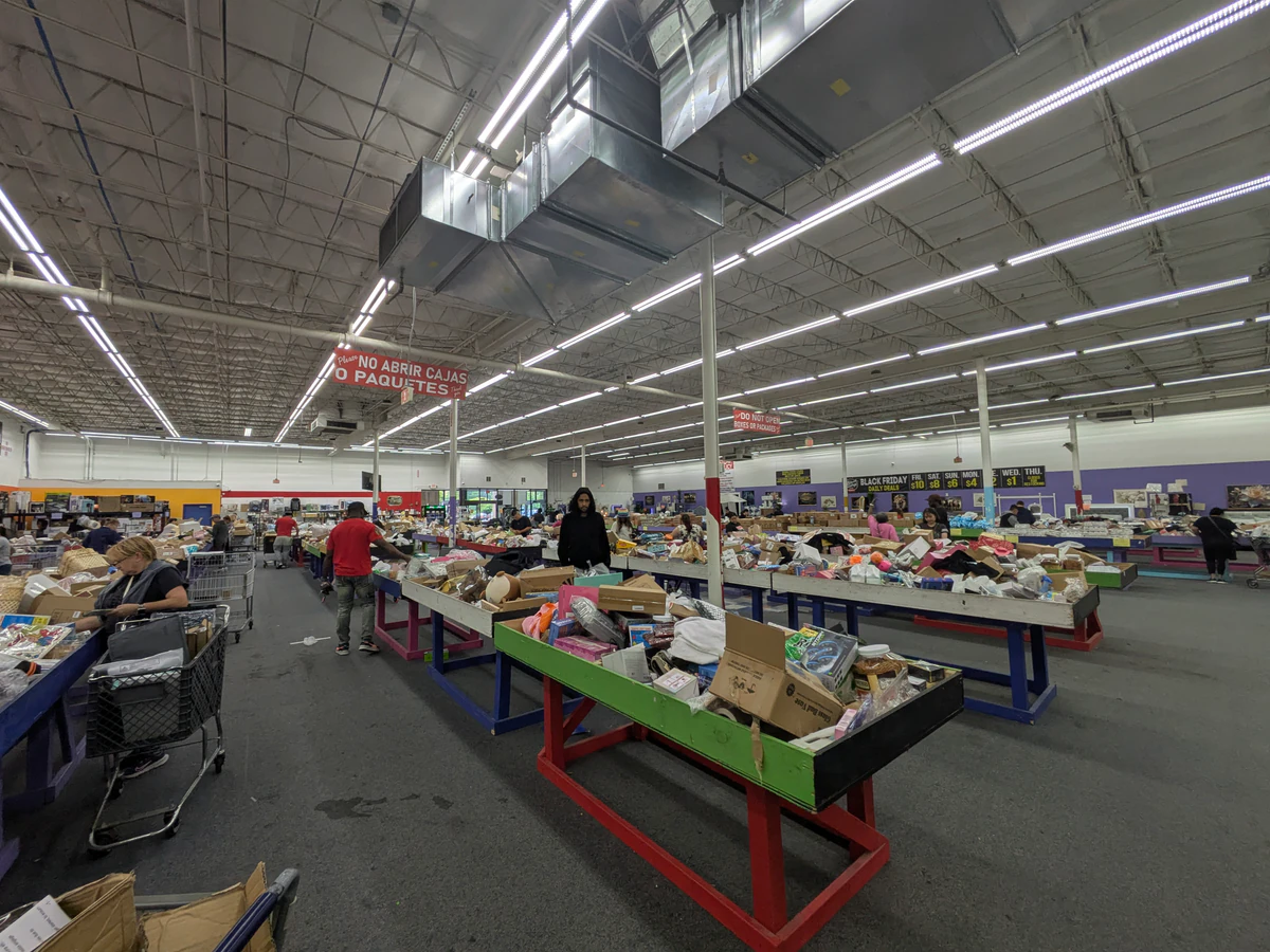 Black Friday Daily Deals interior merchandise display - store in laurel, maryland.