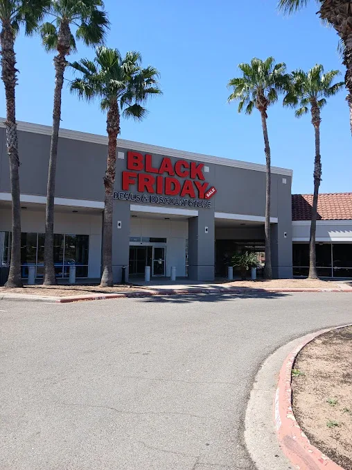 Black Friday Deals interior merchandise display - general store in mcallen, texas.