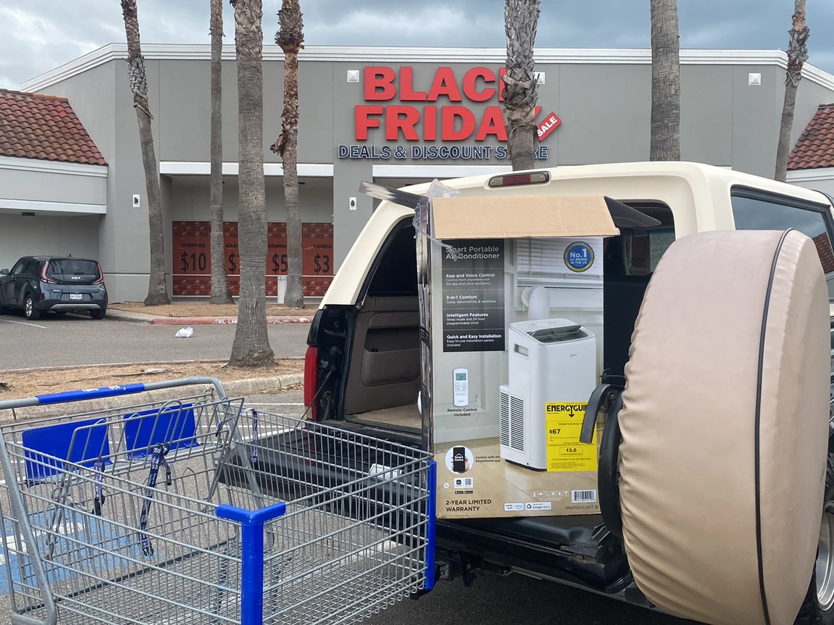 Black Friday Deals interior merchandise display - general store in mcallen, texas.