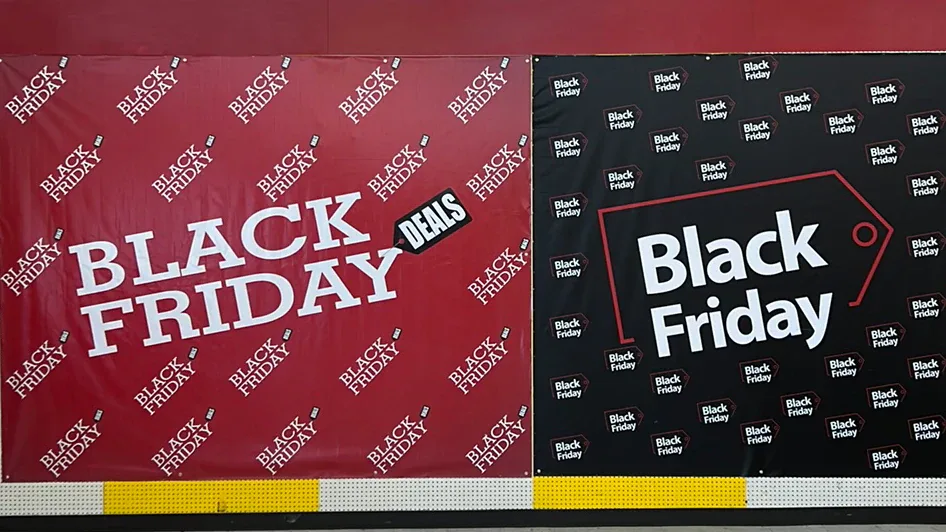 Black Friday Deals Rosenberg interior merchandise display - store.
