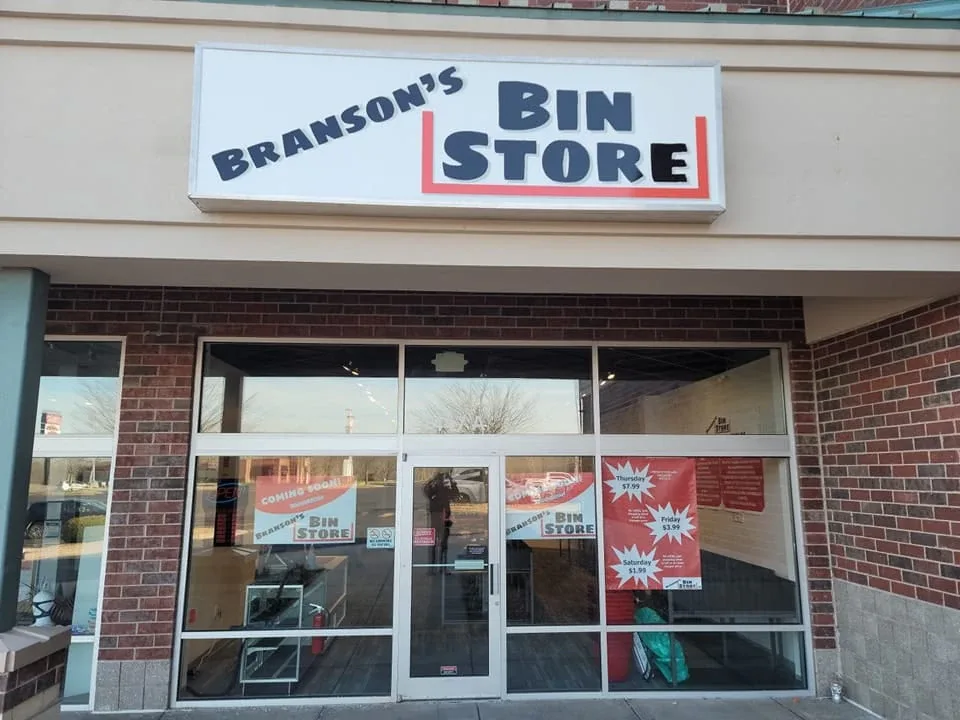 Branson’s Bin Store interior merchandise display - store in branson, missouri.