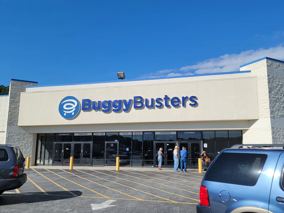 BuggyBusters interior merchandise display - auction house in douglasville, georgia.