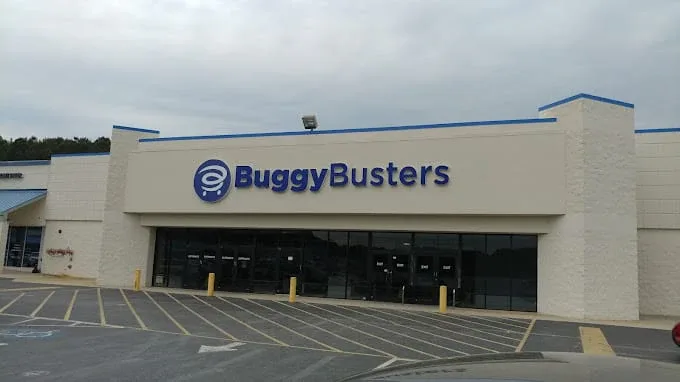 BuggyBusters interior merchandise display - auction house in douglasville, georgia.