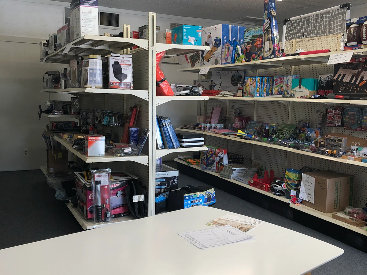 Buy 4 Less LLC interior merchandise display - bin store in kokomo, indiana.
