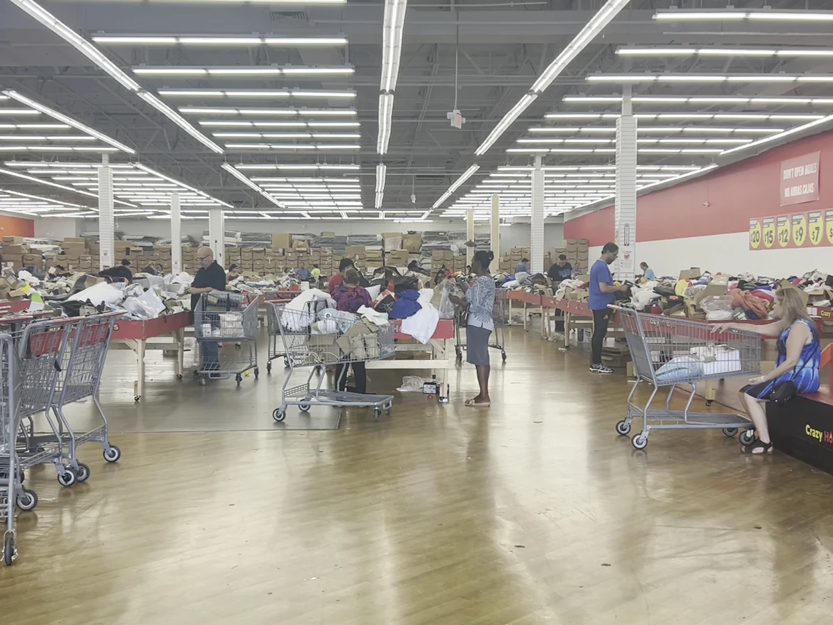 Crazy Hot Buys interior merchandise display - discount store in orlando, florida.
