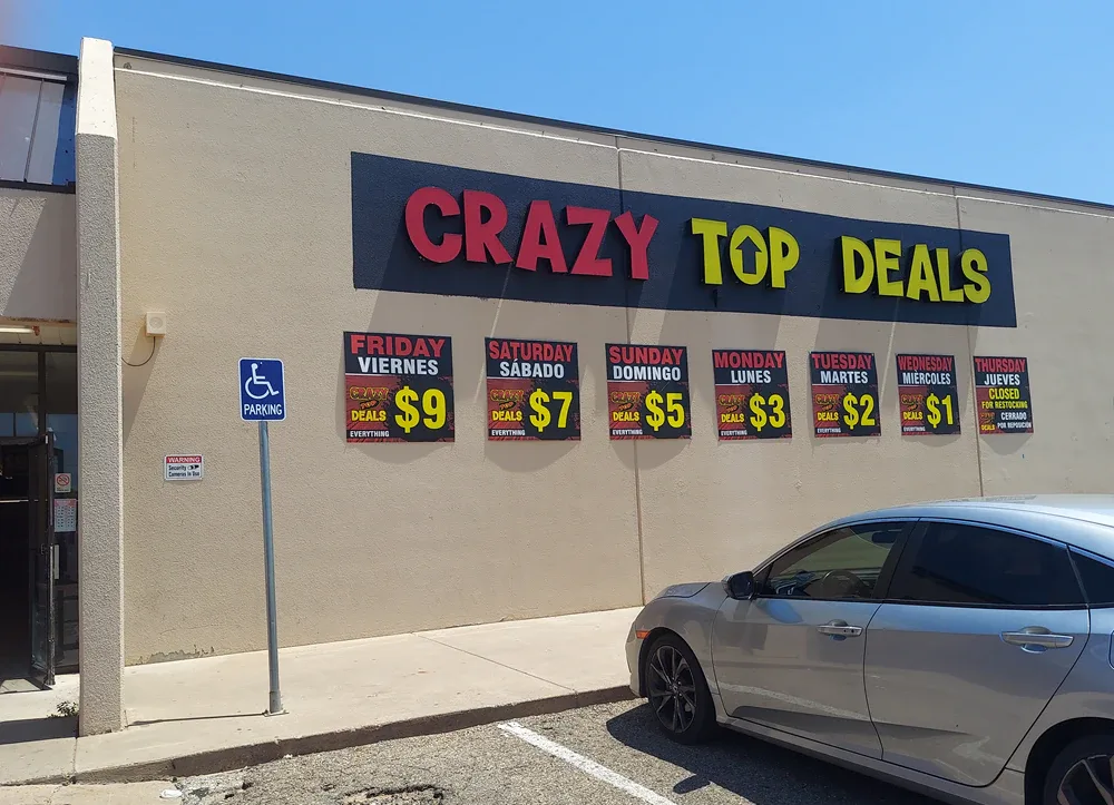 Crazy Top Deals - High quality discount store in amarillo, texas.