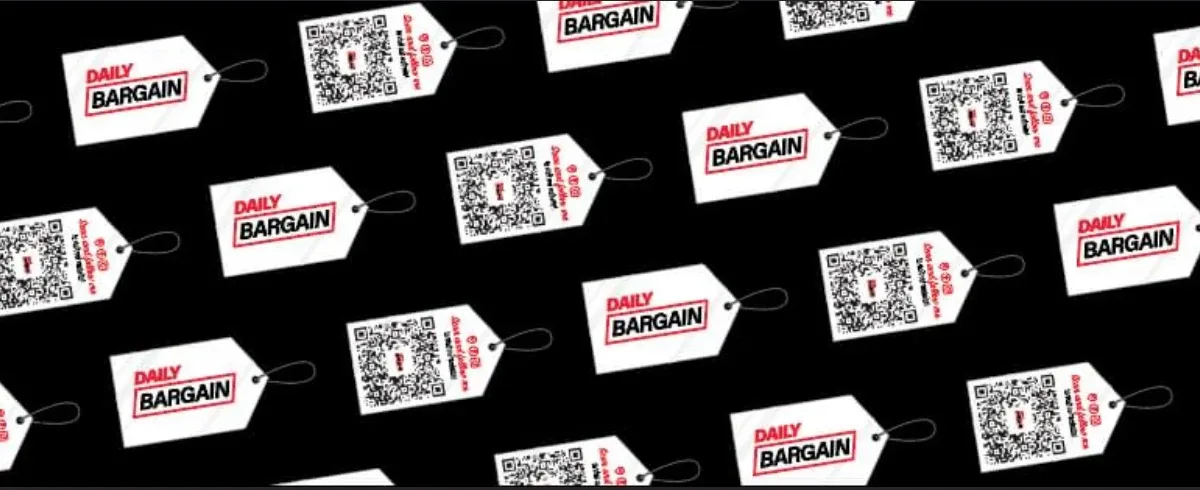 Daily Bargain La Habra interior merchandise display - discount store in la habra, california.