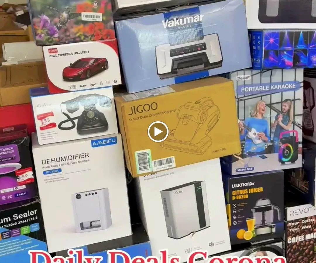 Daily Deals Bin Store interior merchandise display - bin store in corona, california.
