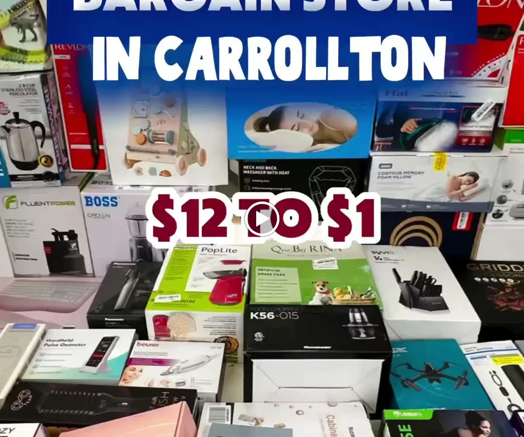 Daily Deals Dallas interior merchandise display - discount store in carrollton, texas.