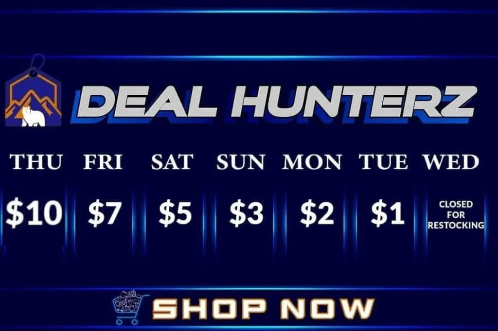 Deal Hunterz Loma Linda interior merchandise display - outlet store in loma linda, california.