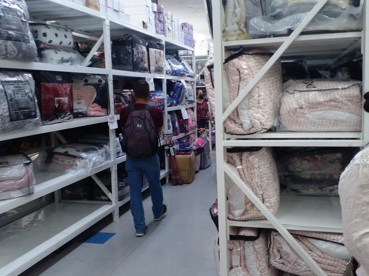 El Remate Deals interior merchandise display - general store in hidalgo, texas.