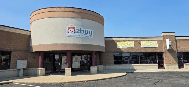 EZBuy Bins interior merchandise display - discount store in waite park, minnesota.