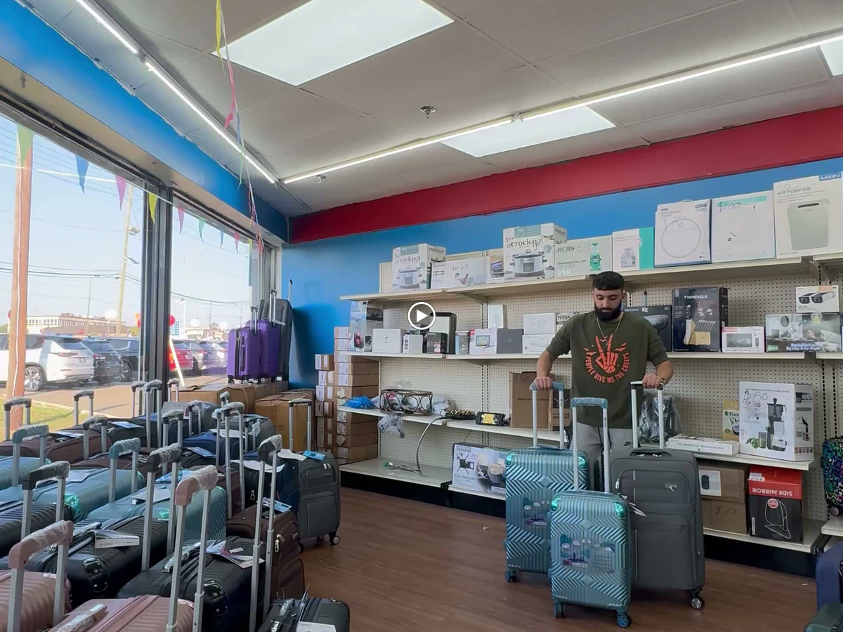 Fly Deals of Totowa interior merchandise display - discount store.