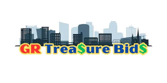 GR Treasure Bins interior merchandise display - auction house in comstock park, michigan.