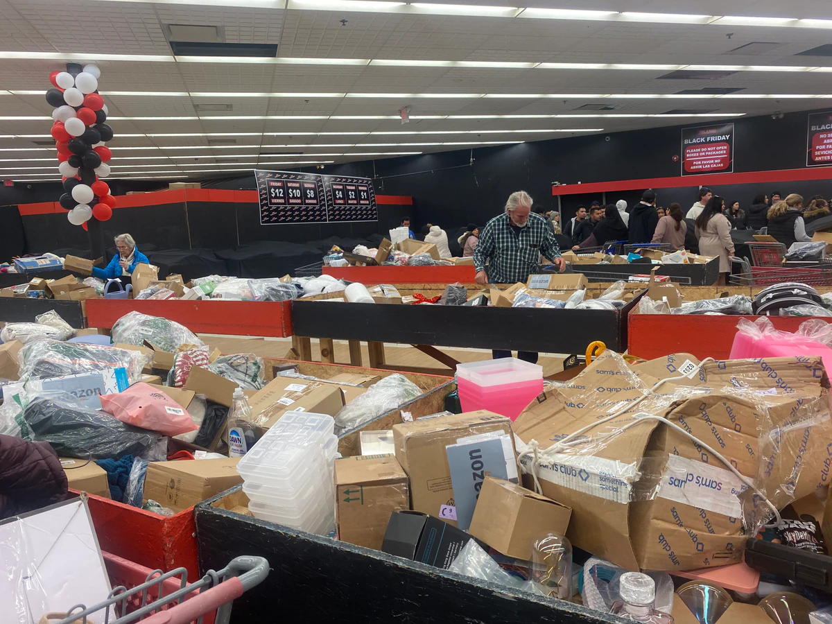 Island Black Friday interior merchandise display - general store in levittown, new york.