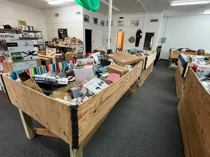 Laughter Liquidation LLC interior merchandise display - liquidator in ormond beach, florida.
