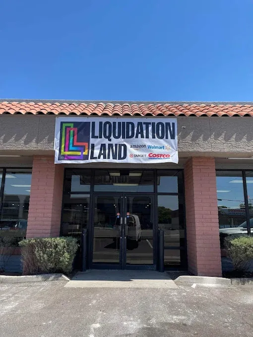 Liquidation Land interior merchandise display - store in phoenix, arizona.