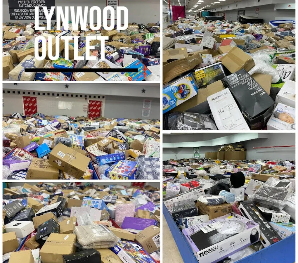 Lynwood Outlet interior merchandise display - outlet store in lynwood, california.