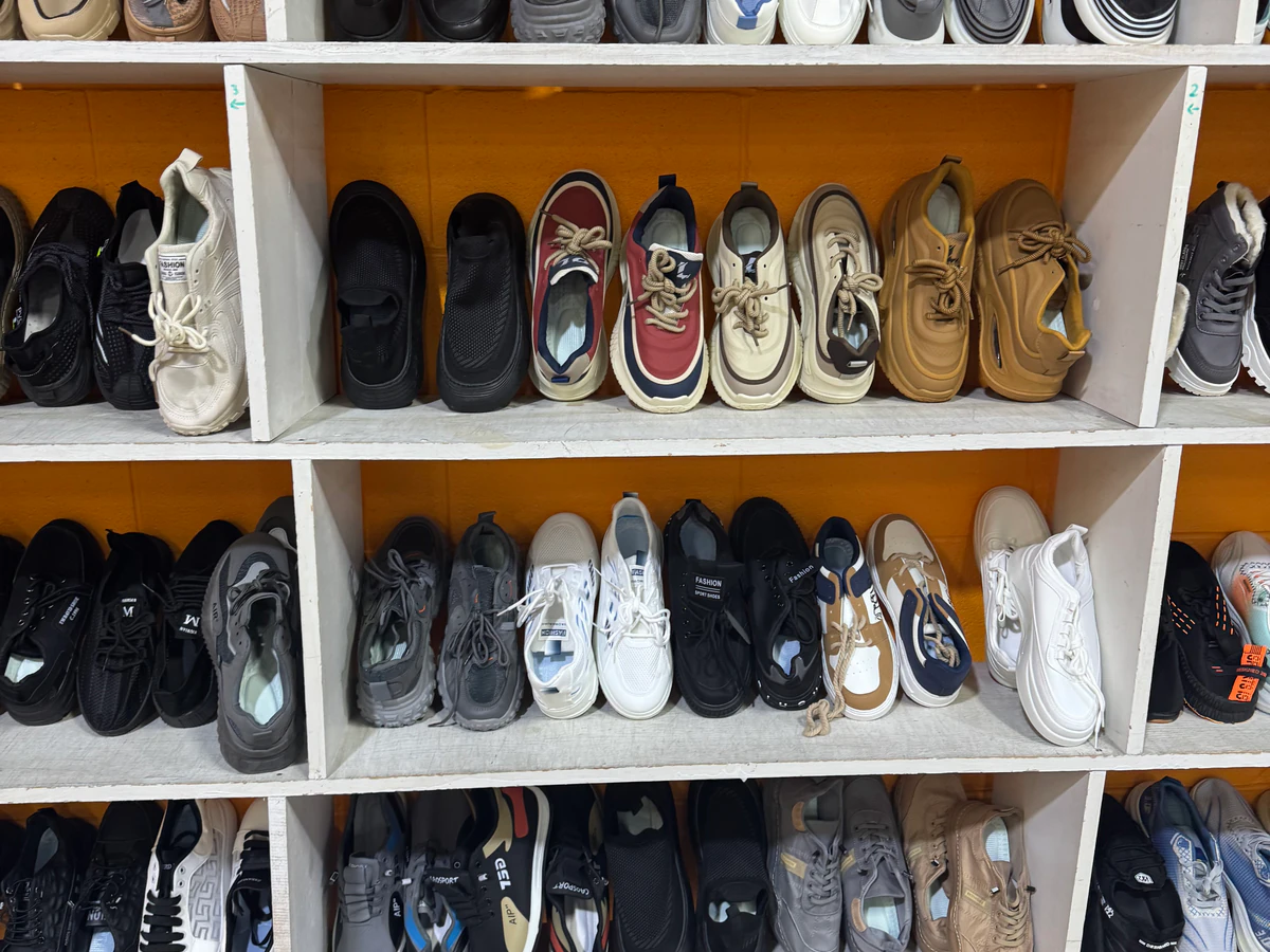 Mad Friday Deals Bins & more interior merchandise display - general store in highland, indiana.