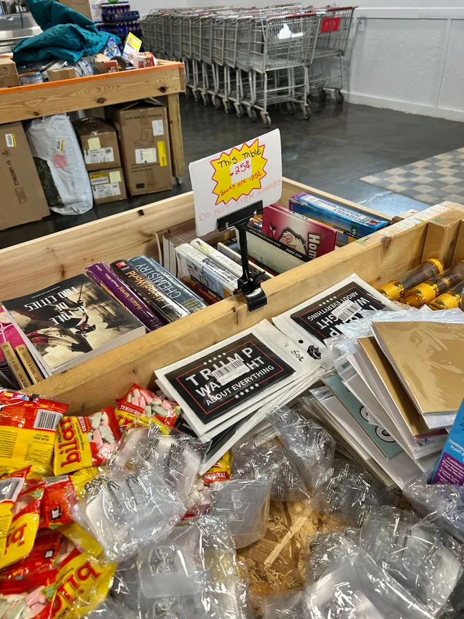 Manitas Deals/Ohio Liquidation Pros bin store in Maumee, OH — a liquidation store with daily price drops.