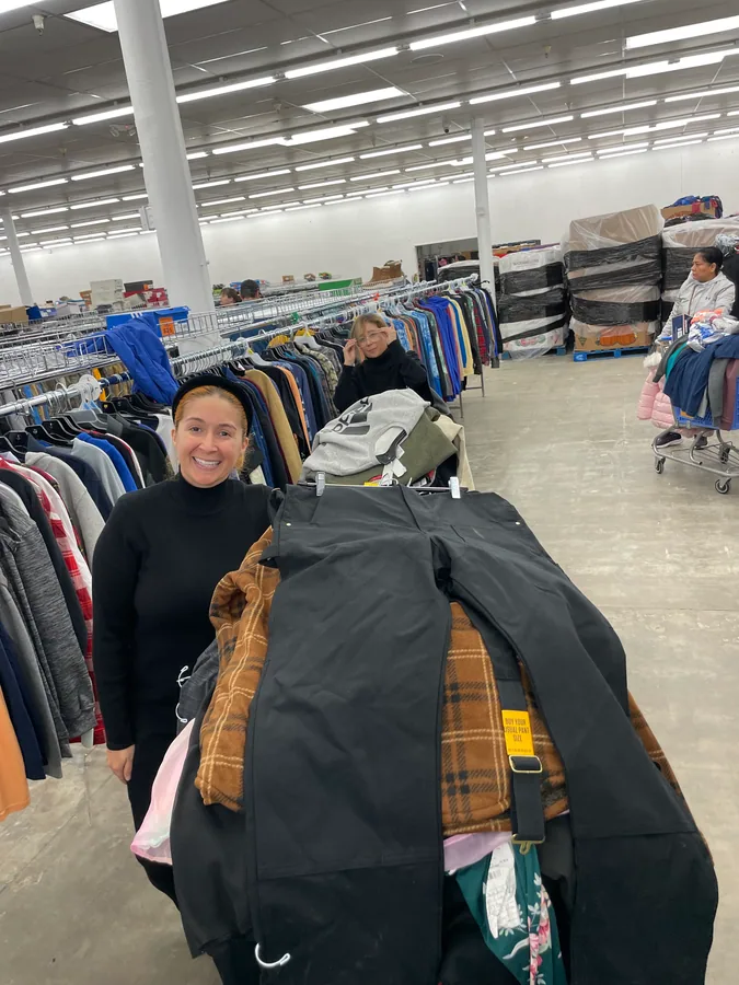 MetroWear bin store in Tulsa, OK — a liquidation store with daily price drops.