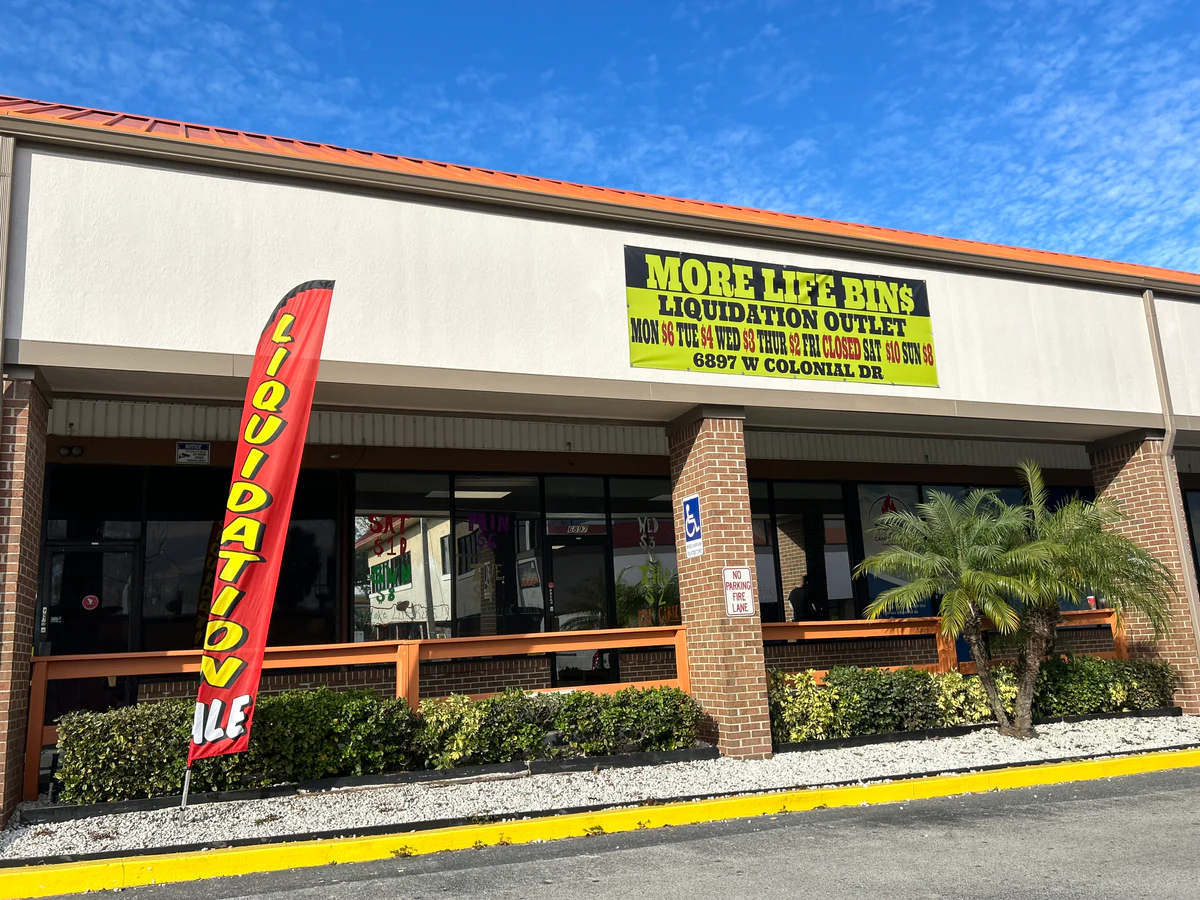 More Life Liquidation - High quality bin store in orlando, florida.