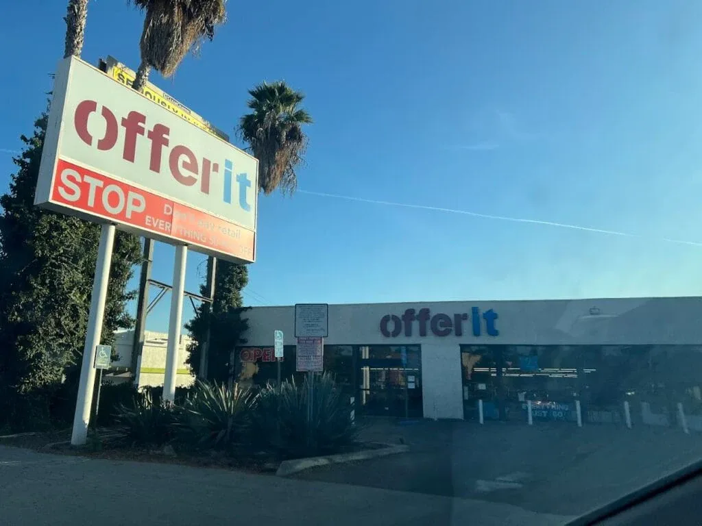 Offerit Store interior merchandise display - general store in whittier, california.